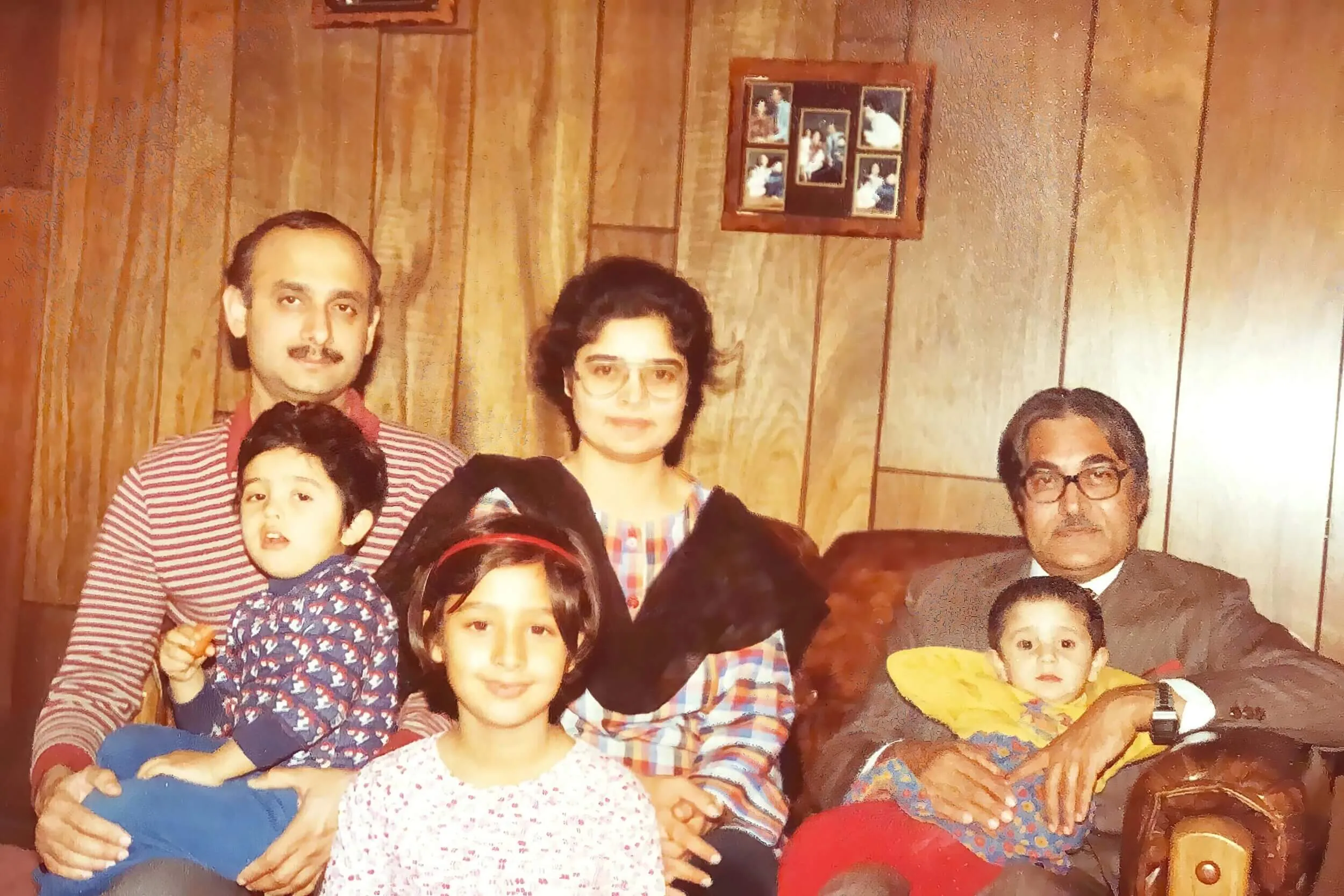 An older family portrait across generations