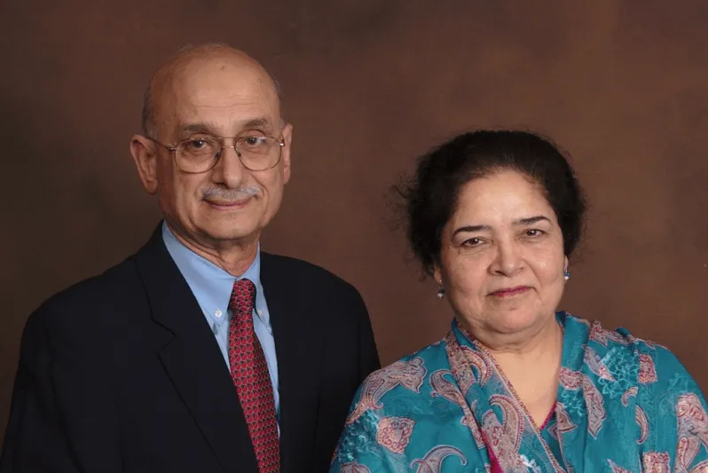 Portrait of Dr. Syed Sikandar Madad in profile